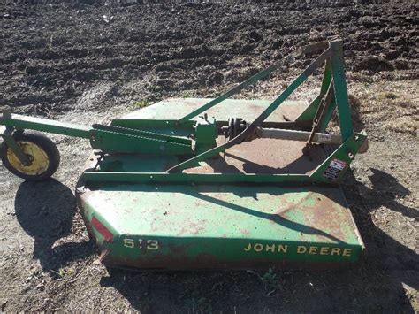 john deere brush hog  heavy equipment construction barrett consignment auction