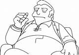 Krusty Tony Colorear Para Fat Coloring Pages Drawing Clown Gordo El Simpsons Los Mafioso Getdrawings Páginas sketch template