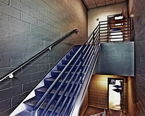 empty stairwell  building stock photo dissolve