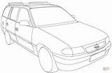 Opel Corsa Astra Supercoloring sketch template