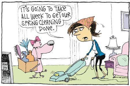 dust  scrub   spring cleaning comics read comic strips