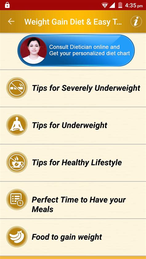 Weight Gain Diet Plan And Foods For Android Apk Download