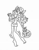 Coloring Blue Monster High Pages Lagoona Lagoon Explore Colors Fish Laguna sketch template