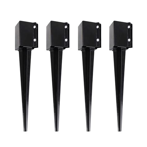 buy bisupply   fence post anchor ground spike metal fence stakes