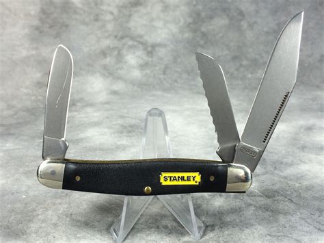 stanley sl  ss   black stockman pocket knife worth