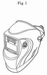 Welding Helmet Drawing Welder Mask Google Vector Search Sketch Tattoo Template Patents Skull Coloring Designs Pages Helmets Templates Tig Escolha sketch template