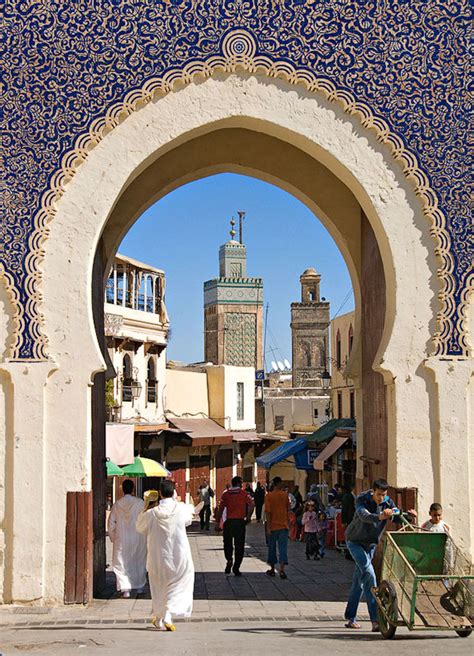 medina entree fes marrakech fez morocco morocco style tangier great places beautiful places