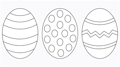easter egg coloring pages cut  sheet