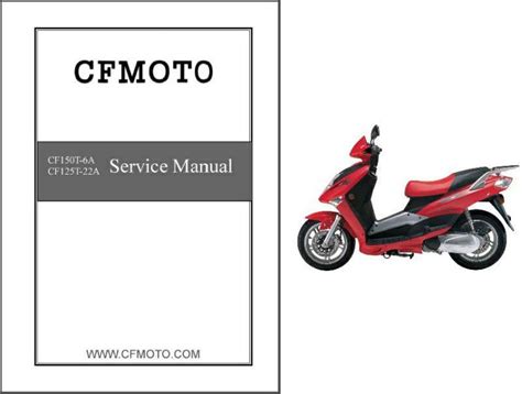Cfmoto Glory Cf125t 22a Cf150t 6a Service Repair Manual Cd Cf Moto
