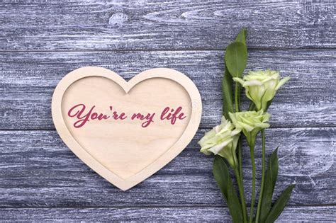 valentine card  text    life stock photo image