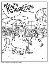 Kampioen Ajax Kleurplaten Voetbal Downloaden Cristiano sketch template