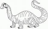 Brontosaurus Library sketch template