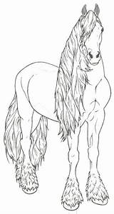 Horse Friesian Coloring Pages Pferde Zum Ausmalen Bilder Ausmalbilder Ausdrucken Horses Color Adult Deviantart Animal Sheets Mandala Draw Drawings Von sketch template