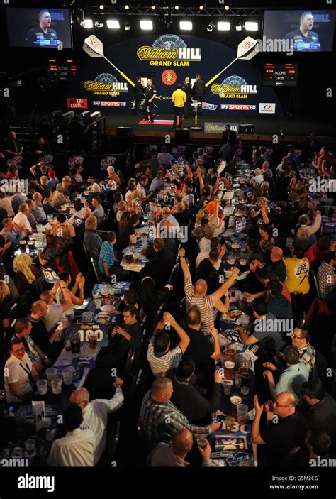 darts crowd high resolution stock photography  images alamy