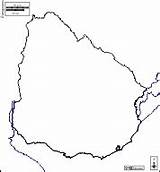 Uruguay Maps Departamentos Contornos Principales Ciudades Carreteras Fronteras sketch template