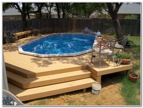 Above Ground Pool Decks Kits In 2020 Above Ground Pool Decks In