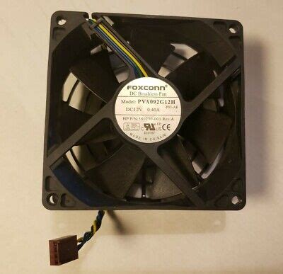 foxconn pvagh brushless cooling fan dc   amp  wire  pin hp compaq ebay