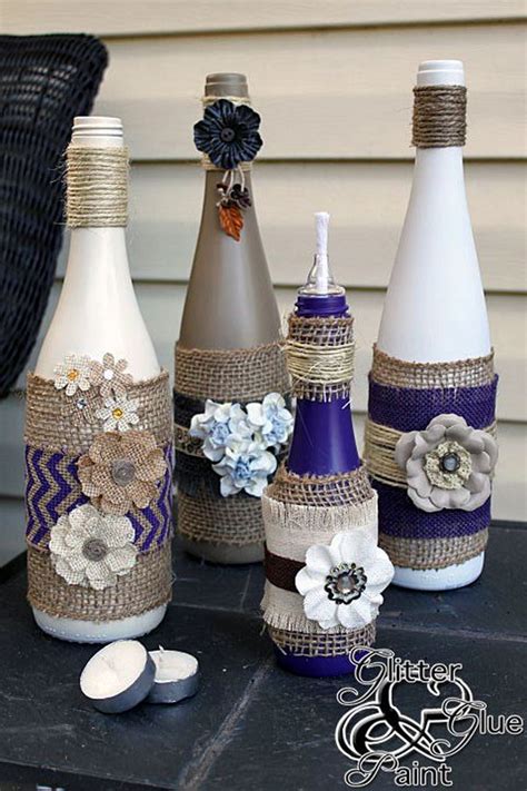 29 Creative Wine Bottle Centerpieces Ideas For Weddings Or