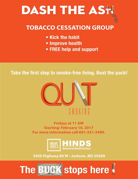 tobacco cessation hinds behavioral health services region