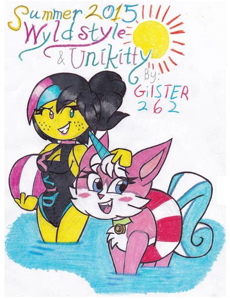 summer 2015 wyldstyle and unikitty by gilster262 on deviantart