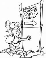 Coloring Pages Religious Camp Bible Kidprintables Return Main Girl sketch template