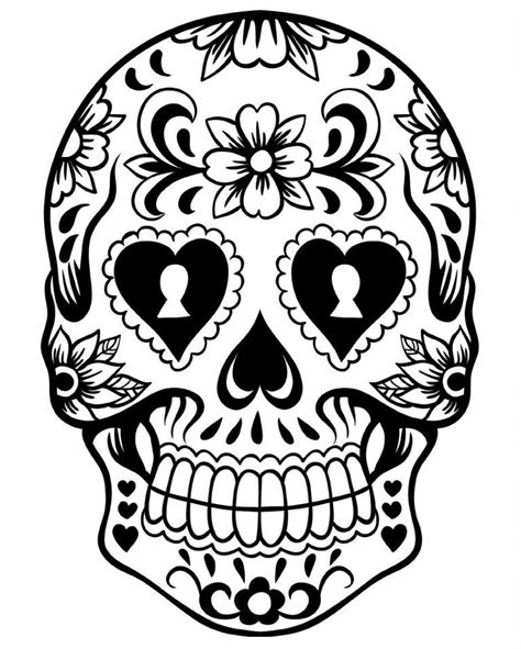 day   dead coloring pages  printables  creative fun