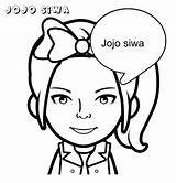 Siwa Jojo Girls sketch template