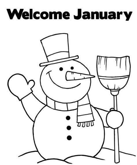 coloring page  january coloring home vrogueco