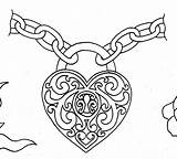 Lock Line Tattoo Key Heart Work Outline Tattoos Drawing Designs Jeremiah Chain Locks Hearts Interfaces Getdrawings Deviantart sketch template