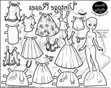 Paper Dolls Doll Coloring Pages Printable Russian Getcolorings Color Terrific sketch template