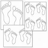 Footprint Footprints Printabletreats Mesmerizing sketch template