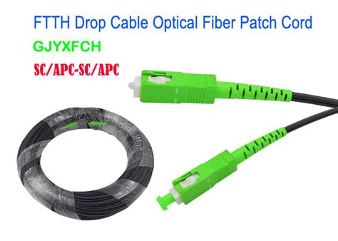 gjyxfch ftth drop fiber optical patch cord aerial duct db ce certificated