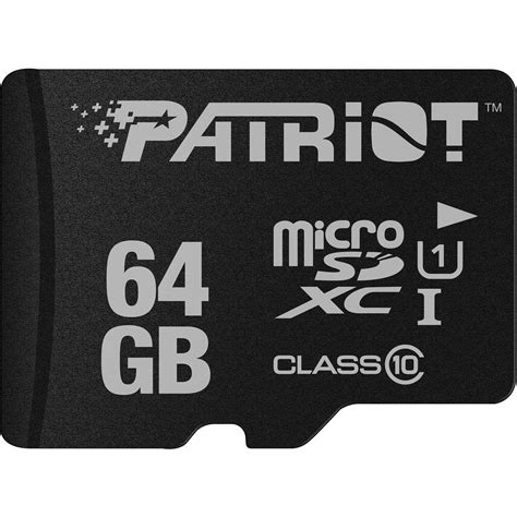 patriot gb lx series uhs  microsdxc memory card psfgmdc