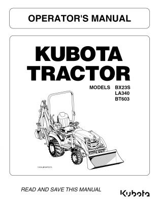 kubota bxs parts diagrams