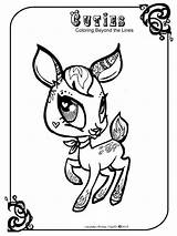Pages Coloring Cuties Printable sketch template