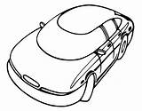 Car Coloring Speedy Coloringcrew sketch template