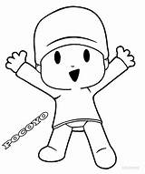 Pocoyo Coloring Pages Printable Print Kids Cool2bkids sketch template