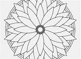 Kaleidoscope Coloring Pages Template sketch template
