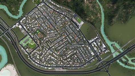 organic road layout rcitiesskylines