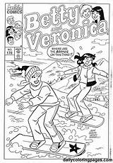 Coloring Pages Archie Comics Riverdale Book Christmas Colouring Betty Veronica Comic Sports Choose Board Colorear Para Sheets Guardado Drawings Imprimir sketch template