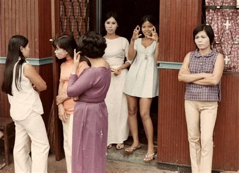 Vietnamese Bar Girls During The War Ca 1960s 70s