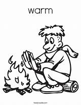 Coloring Warm Brrrr Campfire Fire Hands Warming Pages Noodle Outline Twisty Print Boy Twistynoodle Ll Favorites Login Add Built California sketch template