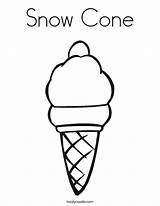 Ice Cream Coloring Cone Snow Pages Kids Clipart Drawing Print Cliparts Twistynoodle Draw Favorites Login Add Built California Usa Ll sketch template