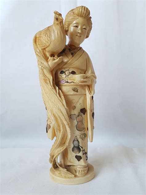 ivory shibayama okimono japan ca  catawiki
