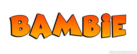 Bambie Logo Free Name Design Tool From Flaming Text