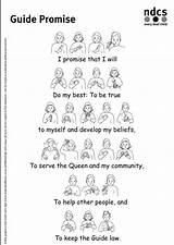 Bsl Girlguiding Scouts Posters sketch template