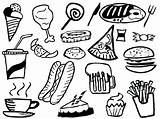 Food Coloring Unhealthy Pages Getdrawings sketch template