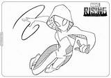 Coloring Pages Marvel Spider Ghost Rising Girl Squirrel sketch template