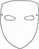 Blank Mardi Gras Masquerade Halloween Cardboard Masker Sjabloon Goalie Bybloggers sketch template