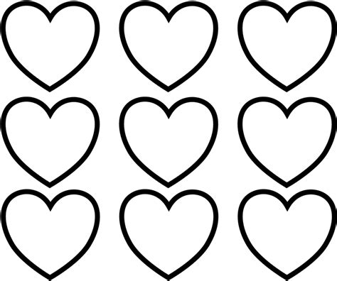 printable heart coloring pages  kids heart cute hearts coloring pages clipart full